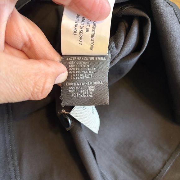 Camomilla Black Cocktail Evening Dress Sheer Long Sleeves Beaded Cuffs Wedding - Picture 12 of 12